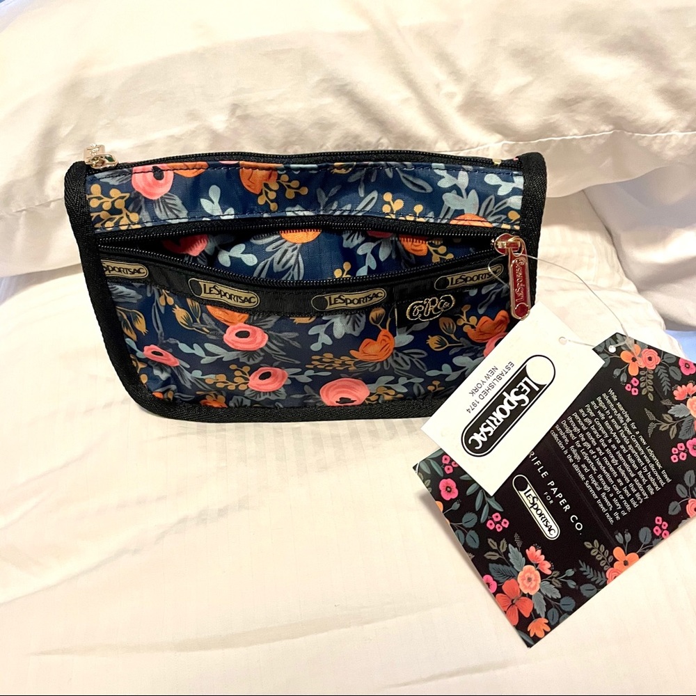 LeSportsac x Rifle Paper Co. Travel Cosmetic